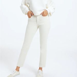 Good American Good Classic High Waist Skinny Fit Jeans White020 Size 14/32 NWT